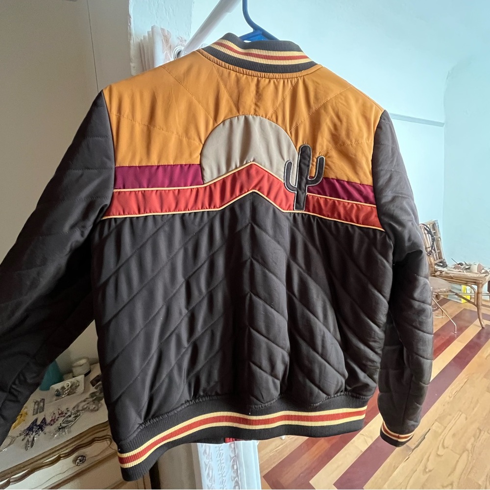 Sonoran Sunrise 70’s bomber jacket